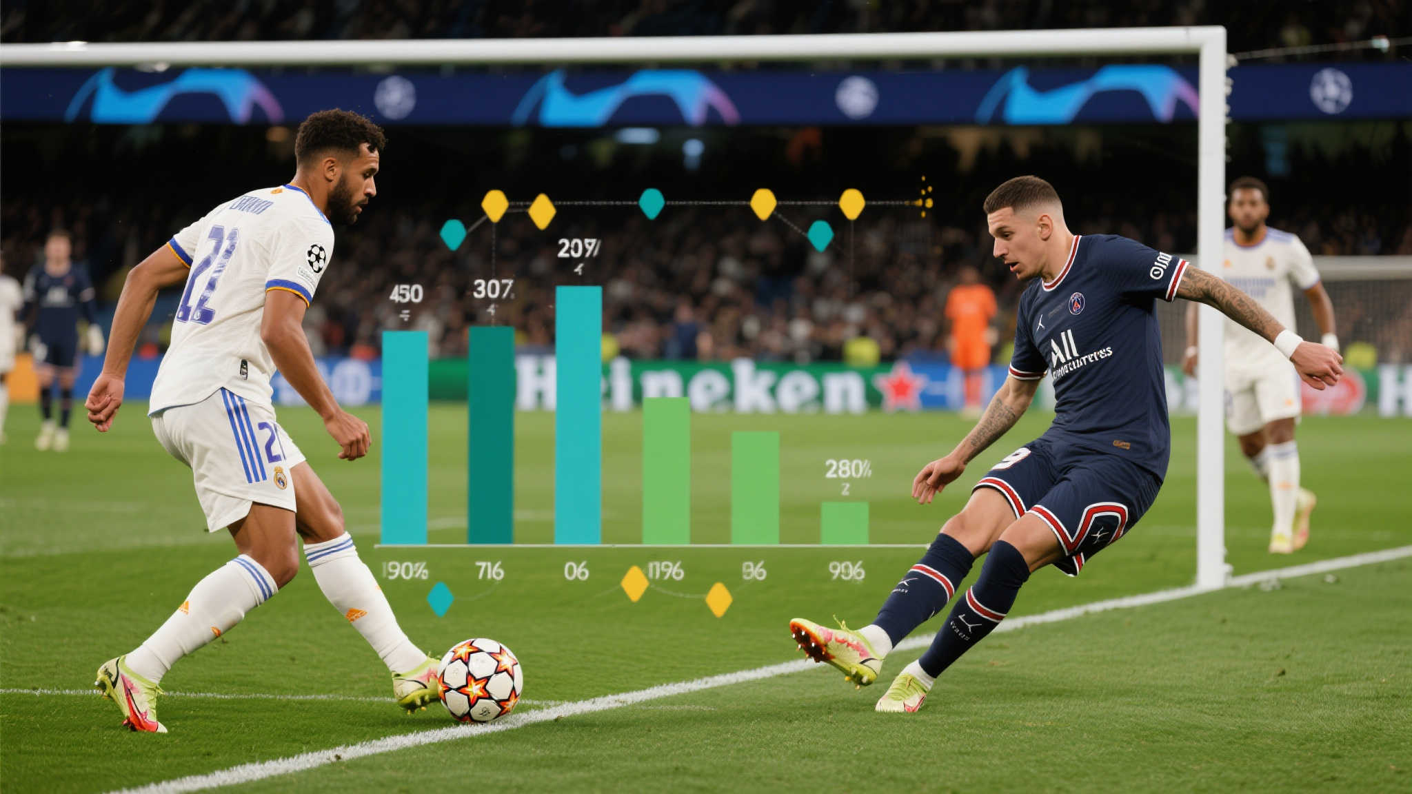 皇马与帕丘卡上次交锋射门次数相同，但皇马射正领先一步