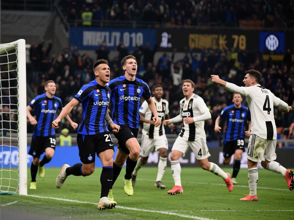 意甲榜首争锋：国米少赛1场领先4分，尤文17轮不败神话破灭